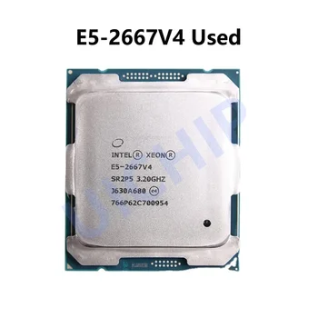 Xeon E5-2667V4 Оригинальный процессор Intel E5 2667 V4 3,20 ГГц с 8-ядерным 25-метровым кэшем E5-2667 V4 DDR4 2400 МГц FCLGA2011-3 135 Вт