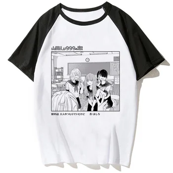 Yamada Lv999 футболка женская манга футболки для девочек японская графическая манга одежда