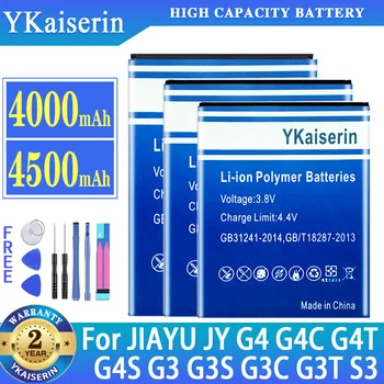 YKaiserin JY-G4 JY-G3 JY-S3 Аккумулятор для JIAYU JIA YU G4 G4C G4T G4S S3 G3 G3S G3C G3T Аккумулятор большой емкости + Бесплатные инструменты