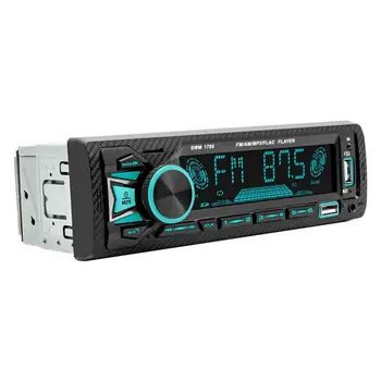 Автомобильная стереосистема на один Din, мультимедийный автомобильный стереосистемный ЖК-дисплей, Bluetooth 5.1, интеллектуальное голосовое управление, USB-воспроизведение звука и быстрая зарядка