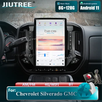 Автомобильное Радио 14,6 Дюймов Android 11 Для Chevrolet Silverado GMC SIERRA 2013-2020 Мультимедийный Авто Стерео Видеоплеер GPS Головное Устройство