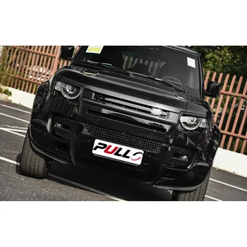 Автомобильные кузовные системы для Land Rover Defender 2020 007 черная версия бамперы брови боковые юбки задние фонари выхлопные трубы обмотка капота