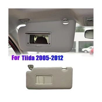 Автомобильный Левый Боковой Солнцезащитный Козырек с Зеркалом 96401-ED500-A178 для Nissan Tiida 2005-2012 Солнцезащитный Козырек Для Макияжа 96401ED500A178