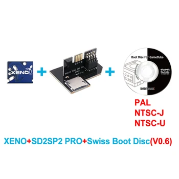 Адаптер SD2SP2 для чипа Nintendo Gamecube Xeno GC SD2SP2 Swiss Boot Disk Mini DVD для игровой консоли NGC