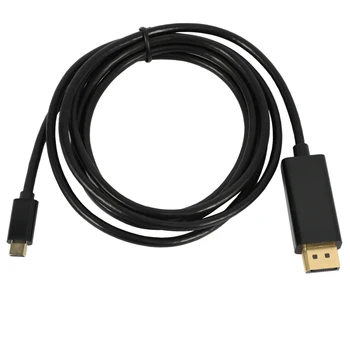 Адаптер кабеля USB-C к Displayport, 6-футовый кабель USB 3.1 Type C к DP HD