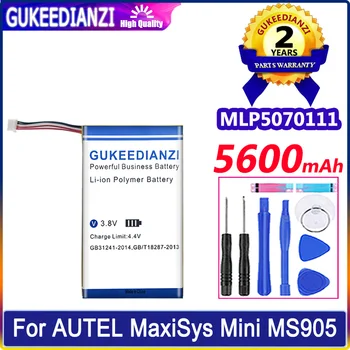 Аккумулятор GUKEEDIANZI MLP5070111 (5 линий) 5600 мАч для AUTEL MaxiSys Mini MK808BT MK808TS MK808 MS905 MS906 Digital Bateria