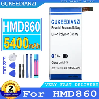 Аккумулятор GUKEEDIANZI емкостью 5400 мАч для мобильного телефона HMD860 Bateria