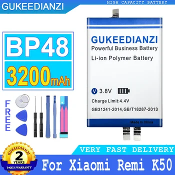 Аккумулятор GUKEEDIANZI емкостью 3200 мАч BP48 для мобильного телефона Xiaomi Remi K50 Bateria