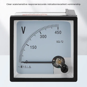 Аналоговый Вольтметр 450 В Электронный Рабочий Малогабаритный Измеритель Напряжения
