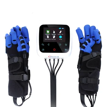 Английский Реабилитационный робот, Перчатка для рук, оборудование для реабилитации пальцев, Физиотерапия для пациентов с инсультом и Гемиплегией