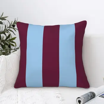Астон Вилла Ретро 2000 Бордово-синяя бархатная наволочка для спальни, винтажная наволочка для дивана на молнии