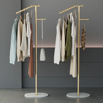 Балкон Металлическая Подставка Вешалка для одежды Nordic Boutique Золотая Уличная Вешалка для одежды Минималистичная мебель для прихожей Arara De Roupa