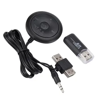 Беспроводной автомобильный MP3-плеер, наушники, приемник и адаптер для ПК
