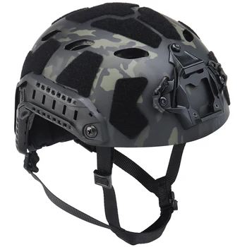 Быстрый тактический шлем BJ Type II, с креплением NVG из алюминиевого сплава, военный страйкбольный шлем с регулируемой горловиной, для стрельбы на открытом воздухе