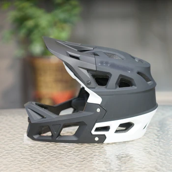 Велосипедный шлем для снижения скорости горного велосипеда, полный шлем для беговых гонок, защита от падения, полностью закрытая дышащая езда