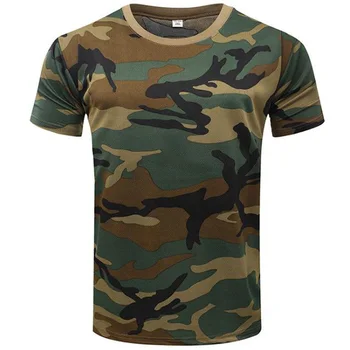 Военная камуфляжная футболка для мужчин с 3D-печатью, футболки с русским солдатом в джунглях и пустыне, негабаритные быстросохнущие топы, футболка с коротким рукавом