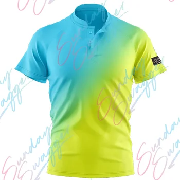 Воскресные качели мужская рубашка одежда рубашка для гольфа повседневное поло мужская футболка с короткими рукавами быстросохнущая и дышащая