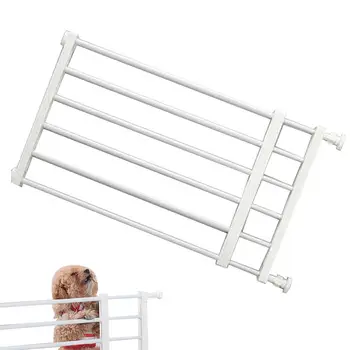 Выдвижная детская калитка, выдвижная собачья калитка для лестницы, калитка для домашних животных с дверью, проходящая легким шагом, не нужны инструменты, не требуется сверление, регулировка