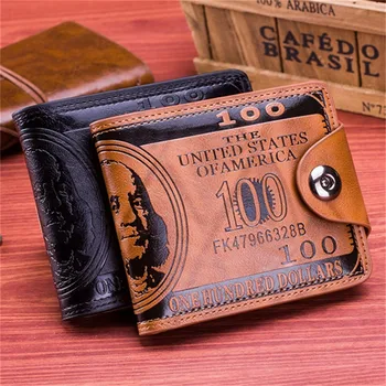 Высококачественный Брендовый кожаный мужской кошелек 2023, Модный кошелек с долларовой ценой, повседневный клатч, кошелек для денег, сумка для кредитных карт, держатель для карт