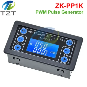 Генератор сигналов ZK-PP1K Двухрежимный ЖК-ШИМ, 1-Канальный ШИМ с Рабочим циклом по Частоте импульсов 1 Гц-150 кГц, Регулируемый Генератор Прямоугольных Волн