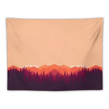 Гобелен Sunset Mountain Wilderness, настенный гобелен для украшения комнаты