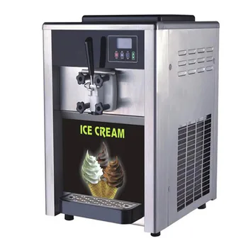Горячая распродажа, мини-портативная машина для приготовления мягкого мороженого с 1 вкусом для бизнеса