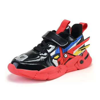 Детская спортивная обувь, сетчатые дышащие повседневные кроссовки, модная легкая обувь на плоской подошве, детские кроссовки для мальчиков