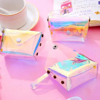 Дизайн мини-кошелька с пряжкой, красочная косметичка, универсальная портативная сумка для хранения, дорожный домашний водонепроницаемый кошелек без складок