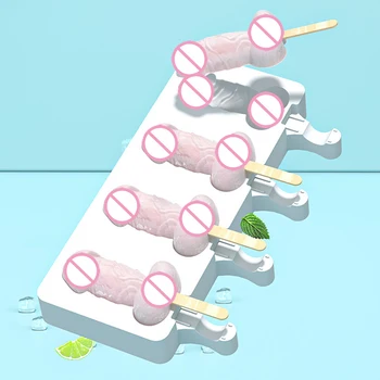 Дизайн Пениса SHENHONG Силиконовые Формы Для Эскимо, Форма Для Мороженого, Лоток Для Кубиков Льда, Формы Для Мороженого, Инструменты Для Летних Холодных Напитков