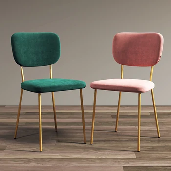 Дизайнерские обеденные стулья в скандинавском стиле, современная Золотая спальня, кухня, стулья для столовой, дизайнерская мебель для библиотеки Силла Ратан