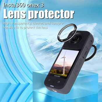Для Insta360 X3 Липкие щитки для объектива, двухобъективный 360 Мод для камеры Insta 360 X3, Аксессуары для защиты объектива