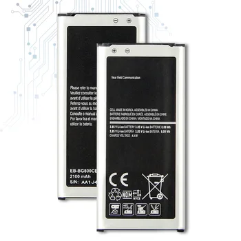 Для Samsung S5mini Аккумулятор Для Samsung Galaxy S5 Mini G800 G800F G800H G800A G800Y G800R EB-BG800BBE Аккумуляторы емкостью 2100 мАч