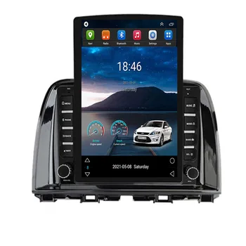 Для Tesla Style 2 Din Android 12 Автомагнитола для Mazda CX5 CX-5 CX 5 2012-2015 Мультимедийный Видеоплеер GPS Стерео Carplay DSP Cam