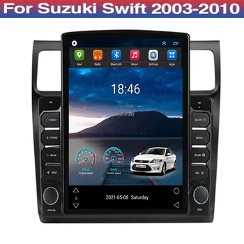 Для Tesla Style 2 Din Android 12 Автомагнитола Для Suzuki Swift 2005-2009 2010 Мультимедийный Видеоплеер GPS Стерео Carplay RDS Камера