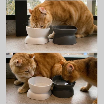 для мисок с кошачьим кормом на возвышении для кошачьих мисок для еды и воды с подставкой-основанием