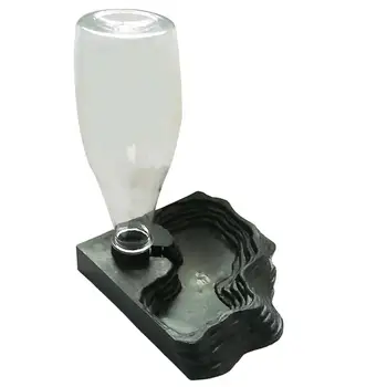 Дозатор воды для домашних животных Автоматический питьевой фонтанчик для рептилий Черепаший бассейн Ящик для рептилий Ландшафтный дизайн