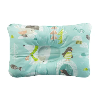 Дышащая подушка из чистого хлопка, подушка для укладки ребенка 0-2Y, Детская Подушка Для Сна Новорожденного, Хлопковая Подушка для малышей, Подушка для Спокойного сна