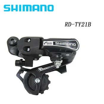 Задний переключатель передач для горного велосипеда Shimano TOURNEY RD-TY21B 6/7-ступенчатый, Черный, Запчасти для велосипеда Iamok SS /GS