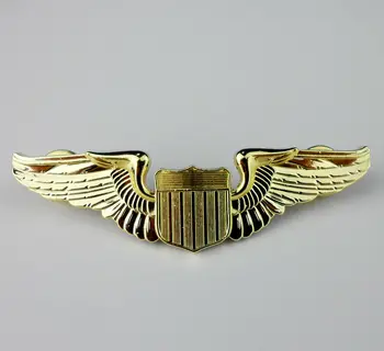 . Золотой значок пилота ВВС США 3,0 