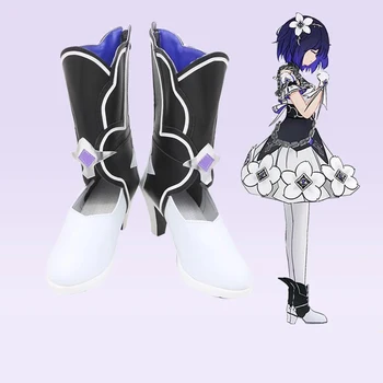 Игровая обувь для косплея Honkai Star Rail Seele из искусственной кожи для женщин и девочек Honkai: обувь для косплея Star Rail Seele для вечеринки на Хэллоуин