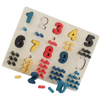 Игрушка для подбора чисел, развивающая интеллект, Обучающая Детская игрушка, Образовательный детский сад