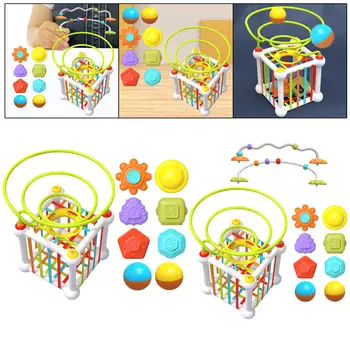 Игры с текстурированными шариками по сортировке, подходящие для координации, развития воображения