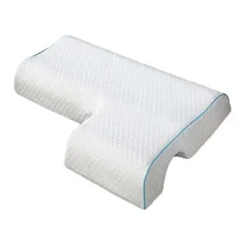 Изогнутая подушка из пены с эффектом памяти, медленный отскок, Защита от онемения рук и шеи, L-Образная подушка для рук, пара подушек для сна