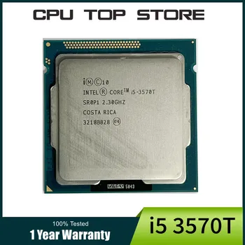 Используемый процессор Intel i5 3570T Четырехъядерный 2,3 ГГц L3 = 6M 45W Socket LGA 1155 Настольный процессор работает на 100%