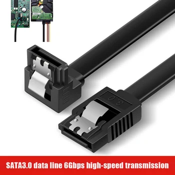 Кабель SATA 3,0 К Жесткому Диску SSD HDD Sata 3 Прямой Прямоугольный Кабель Для Материнской Платы Asus MSI Gigabyte Высокоскоростной Кабель