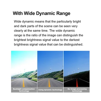 Камера заднего вида автомобиля 1080P WDR Белая Поворотная Камера Рекордер AHD Universal IMAX307 Цветное изображение Автозапчасти