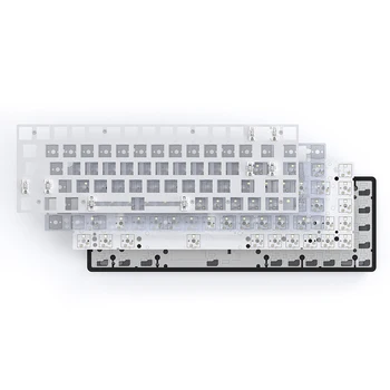 Комплект Механической клавиатуры 68 клАвиш С Подсветкой Горячей Замены С Открытым Исходным кодом Bluetooth 2.4 G Беспроводная 3-Режимная Индивидуальная Клавиатура MAG68