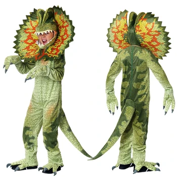Костюмы на Хэллоуин для мальчиков и девочек, набор для косплея трицератопса, детский комбинезон, детский костюм динозавра для детской фантазии