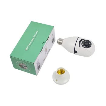 Лампа Wi-Fi 5G Камера ночного видения Полноцветное автоматическое отслеживание человека Камера видеонаблюдения