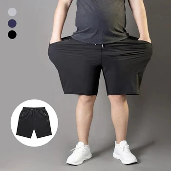 Летние шорты с эластичной резинкой и карманами на молнии, дышащие брюки высокой эластичности для занятий фитнесом.